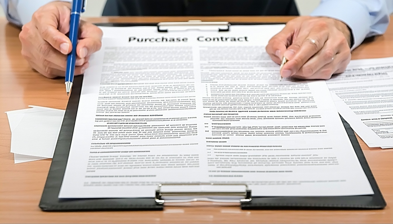 Seamless purchase contract assigning