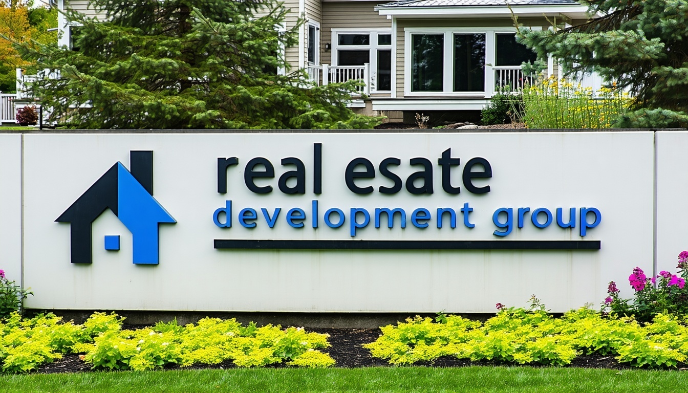 Logo of a real estate development group